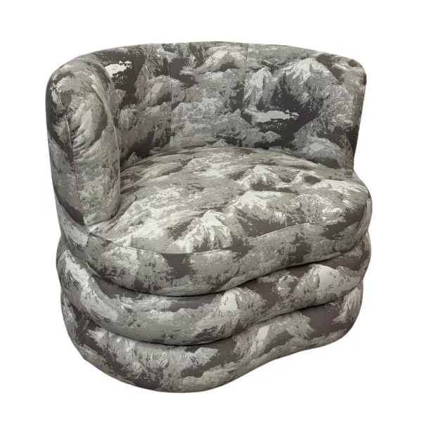 DUBLINO BY VARRODESIGN BRUNATE Grey design Upholstered indoor armchair