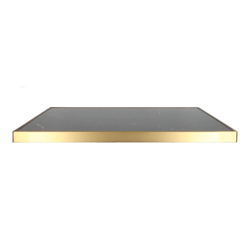 FT CERAMIC 70x70 Black elegant Decorated Indoor Tabletop