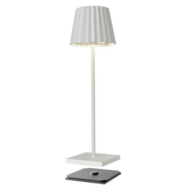 OS BELL Fehér minimalista Kültéri asztali lámpa