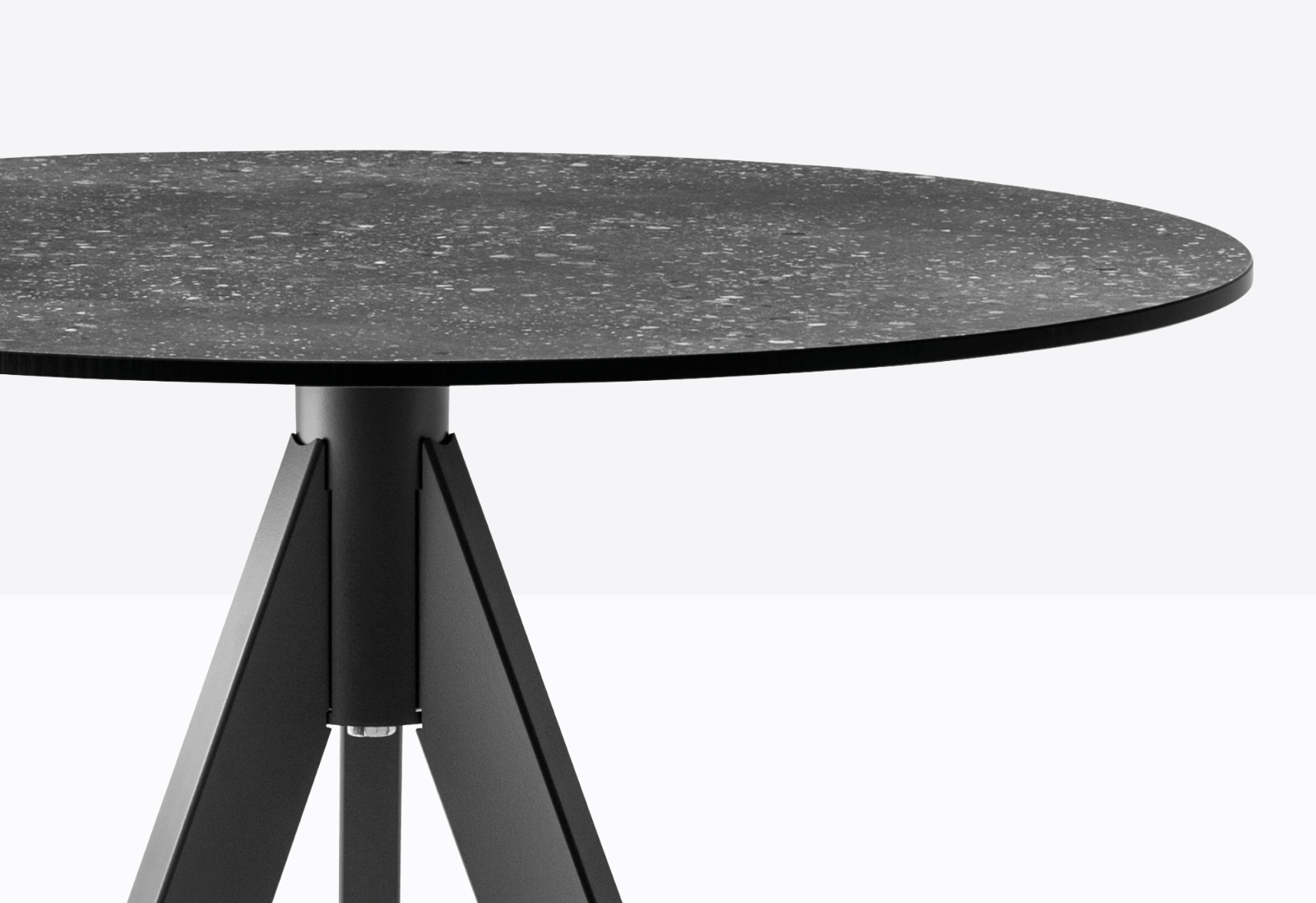 PEDRALI ARK 3 Black design Table base