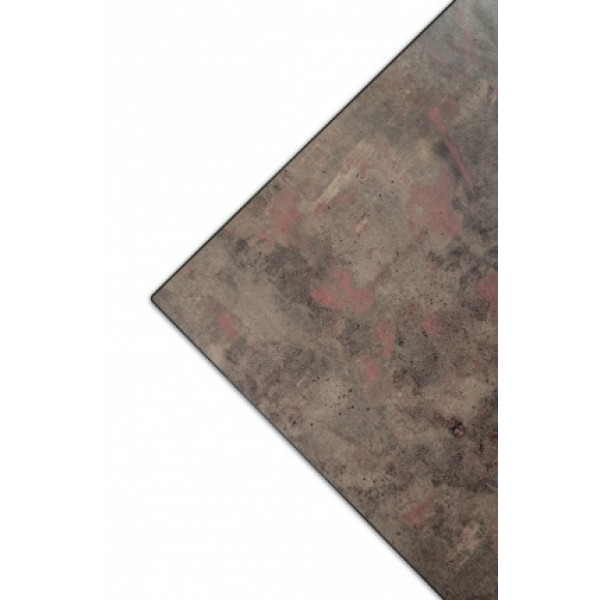 RINO COMPACT TOP RUST 70x70 Brown modern Tabletop