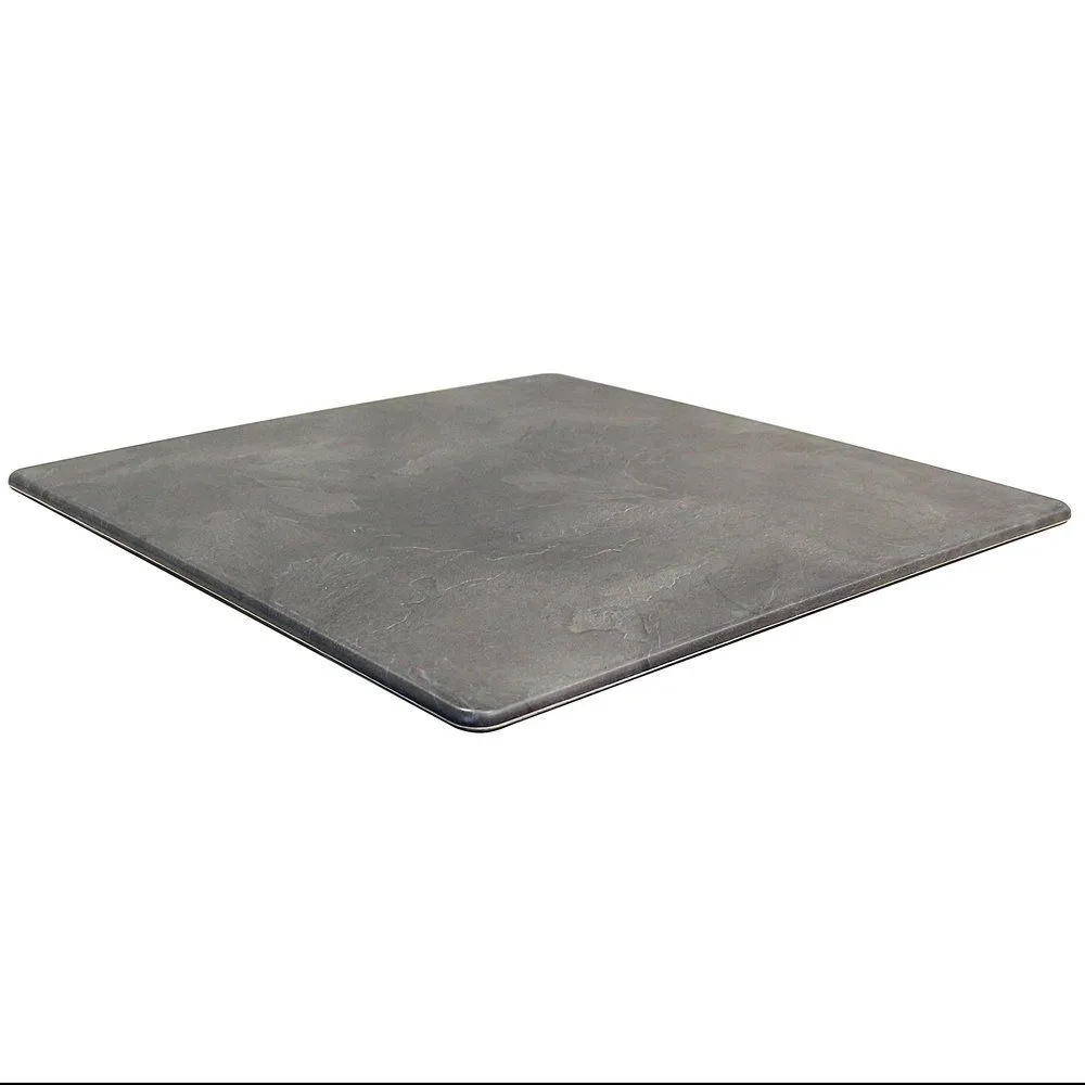 TOP SL DARK SLATE 60x60 Grey modern Tabletop