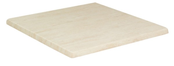 TOP TRAVERTIN 70x70 Beige classic Tabletop