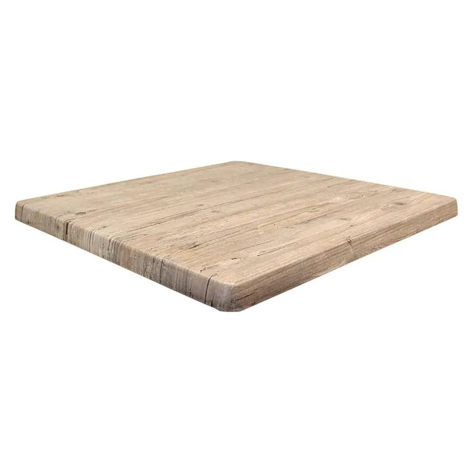 TOP WASHINGTON PINE 70x70 Brown classic Tabletop