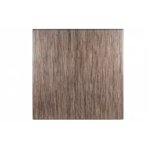 WERZALIT DARK SEAGRASS 70x70 Brown classic Topalit, Werzalit Tabletop
