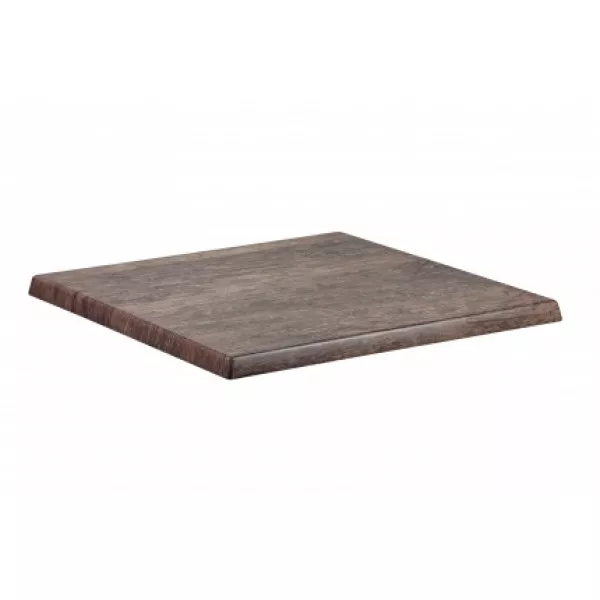 WERZALIT RUSTIC DARK OAK 60x60 Brown classic Topalit, Werzalit Tabletop