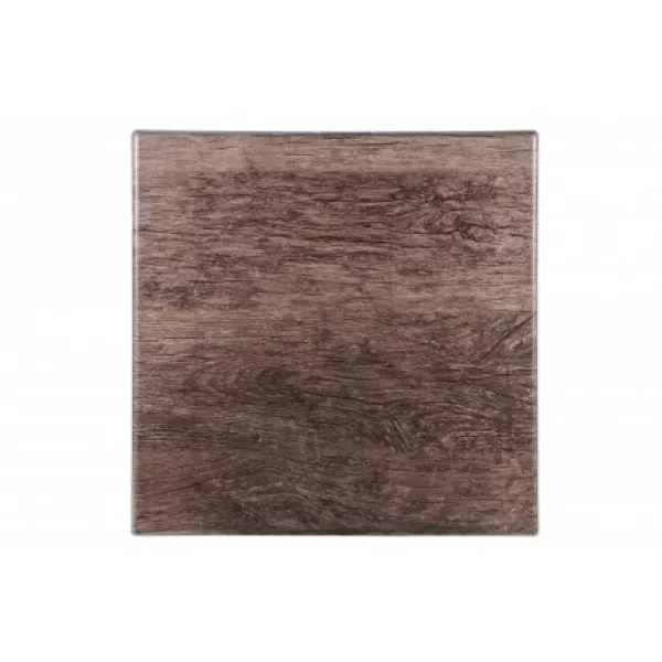 WERZALIT RUSTIC DARK OAK 60x60 Brown classic Topalit, Werzalit Tabletop