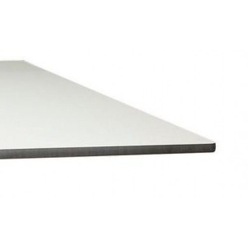 PA WHITE 80x80 White minimalist HPL (Compact) Indoor Tabletop