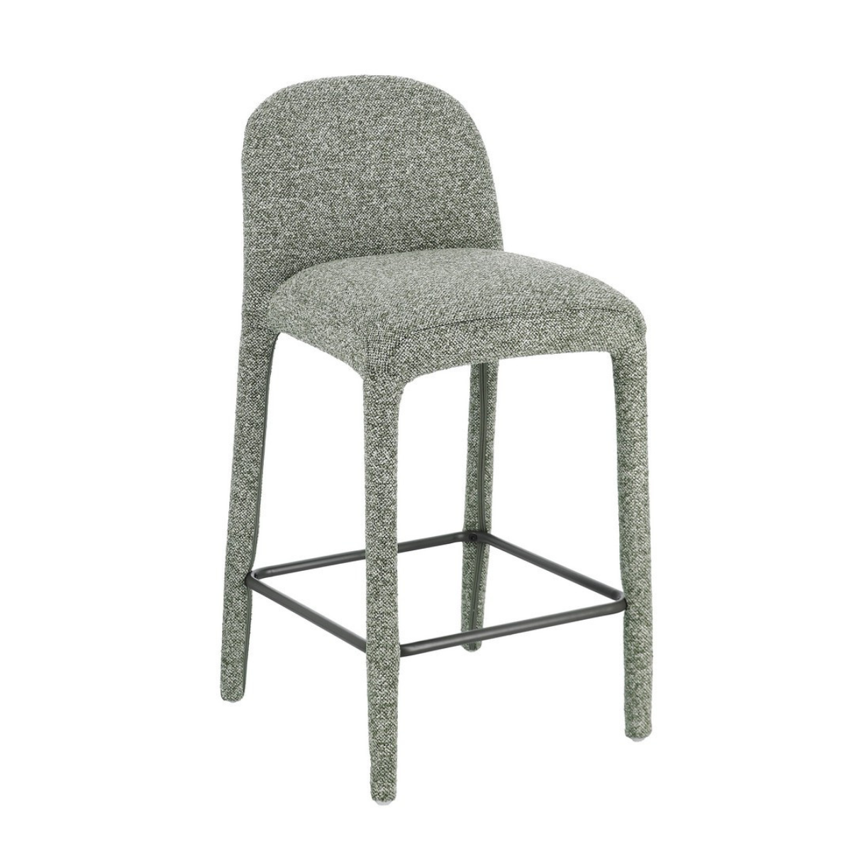 BT ANKARA Green design Upholstered indoor bar stool