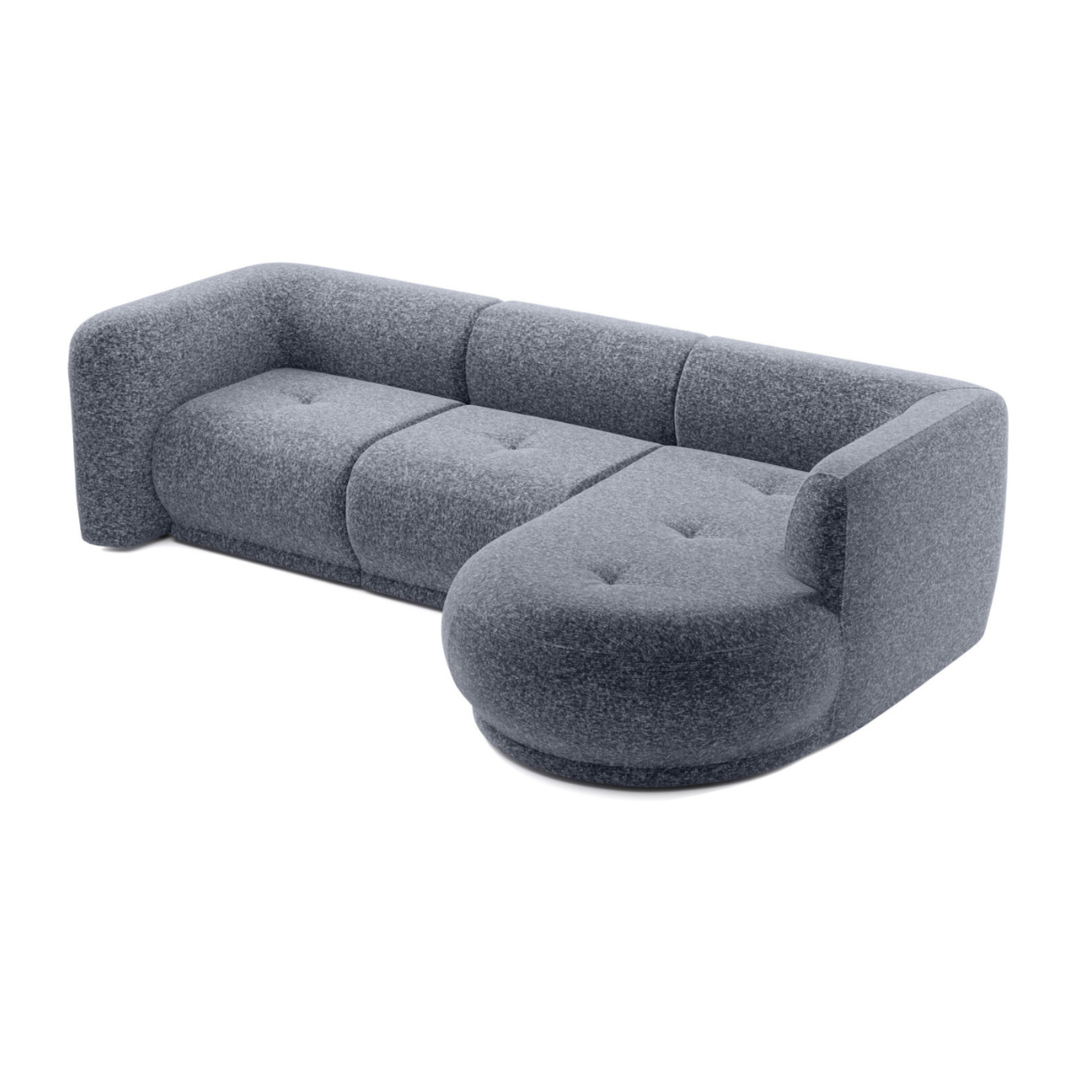PZ BLUEBELL Grey design Corner Sofa