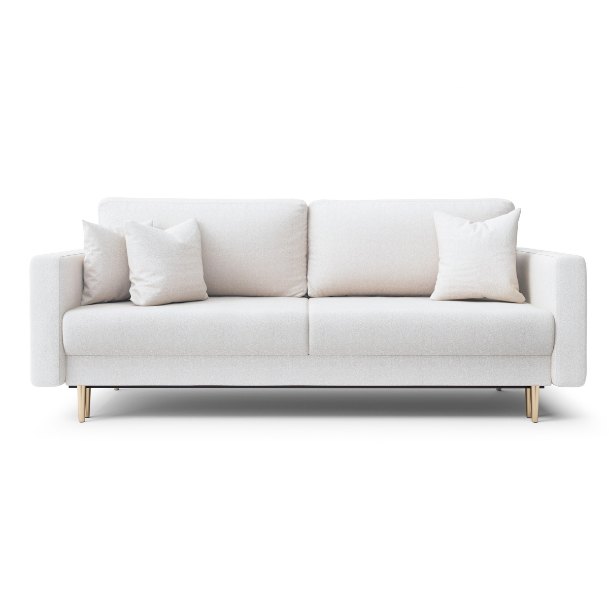PZ POPPY Grey, Gold minimalist Sofa bed