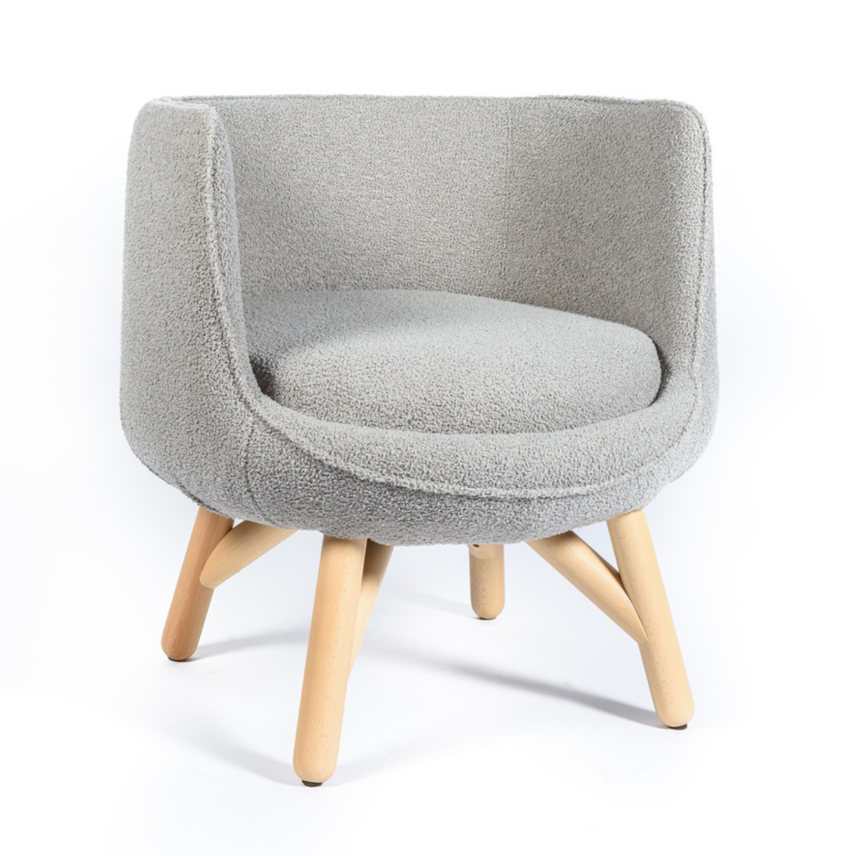 MD TARKA Grey design Upholstered indoor armchair