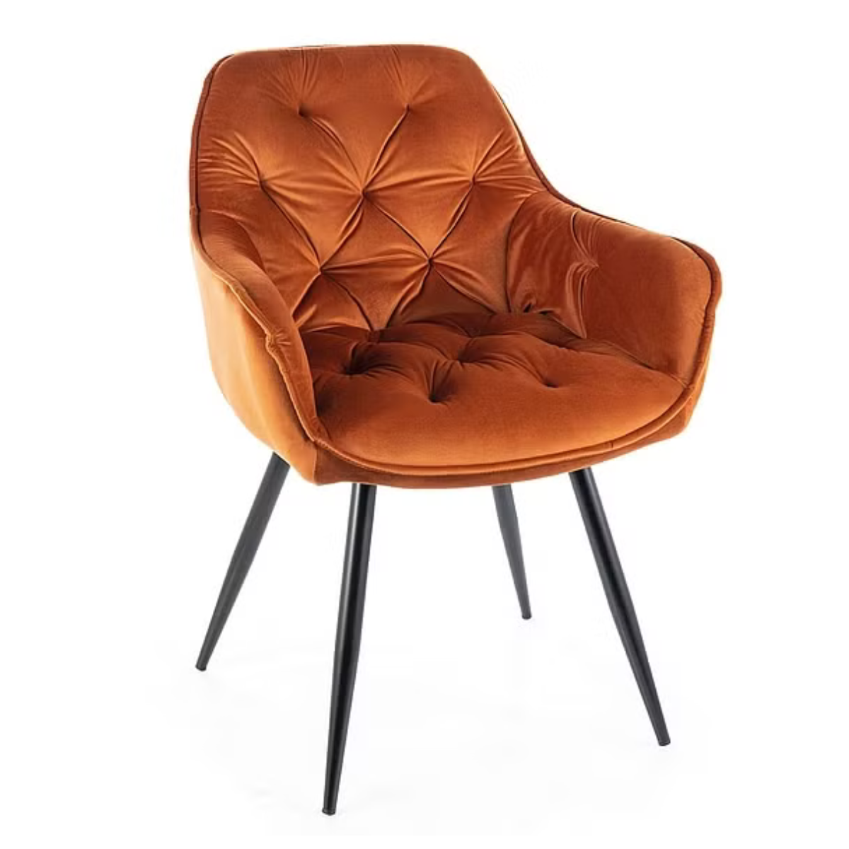 SI CHERRY CINNAMON Bronze elegant Upholstered indoor chair