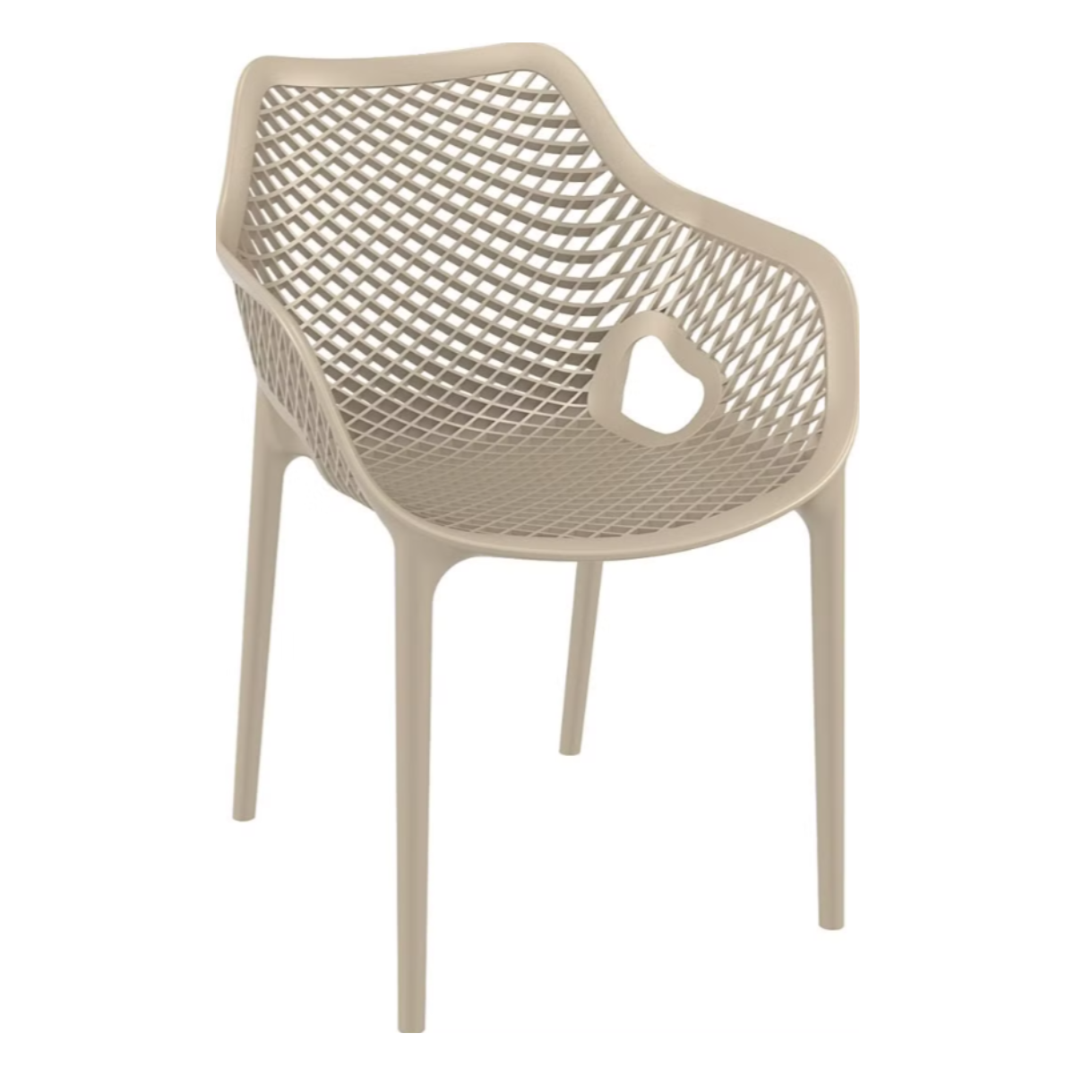 ST NET Taupe modern Plastic outdoor chair