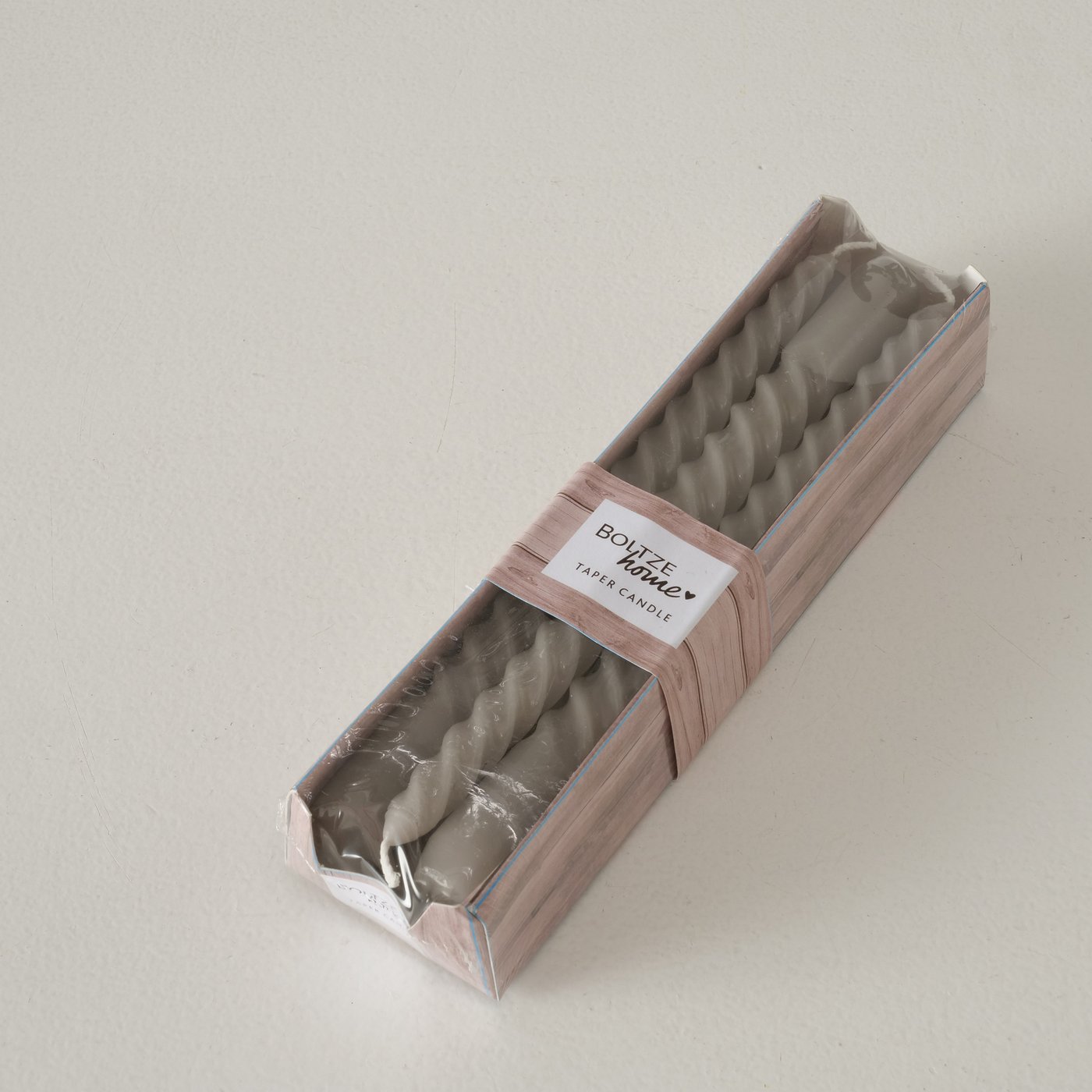 B SOUL CANDLE Grey elegant Table decoration