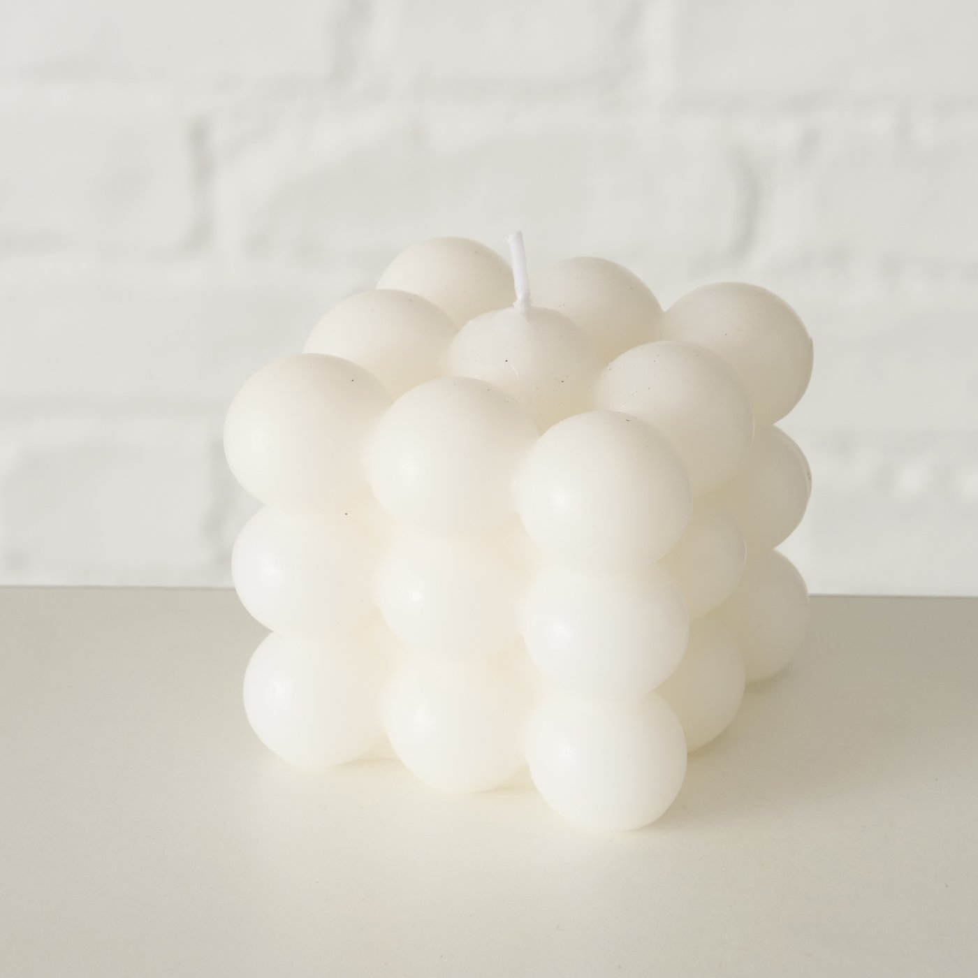 B CANDLE BOLLA White modern Table decoration
