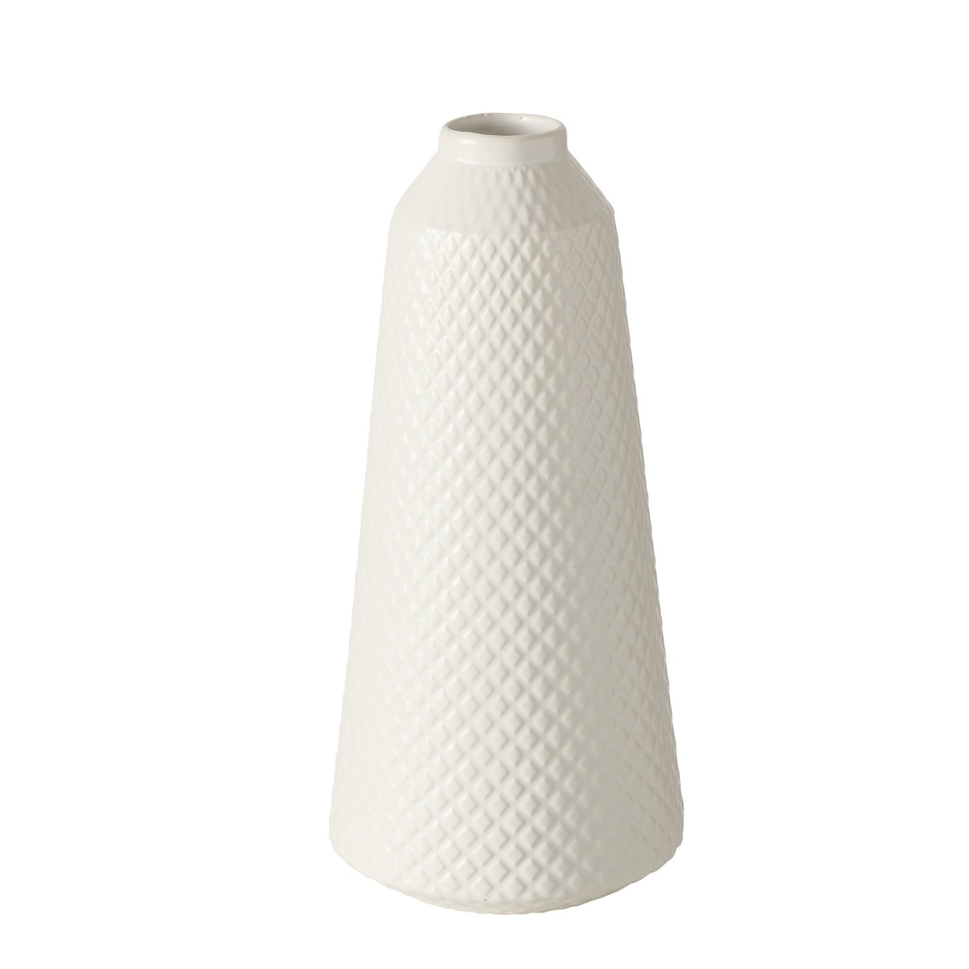 B MEDIVA VASE White modern Table decoration