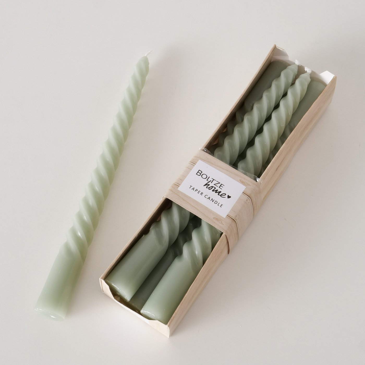 B SOUL CANDLE Green design Table decoration