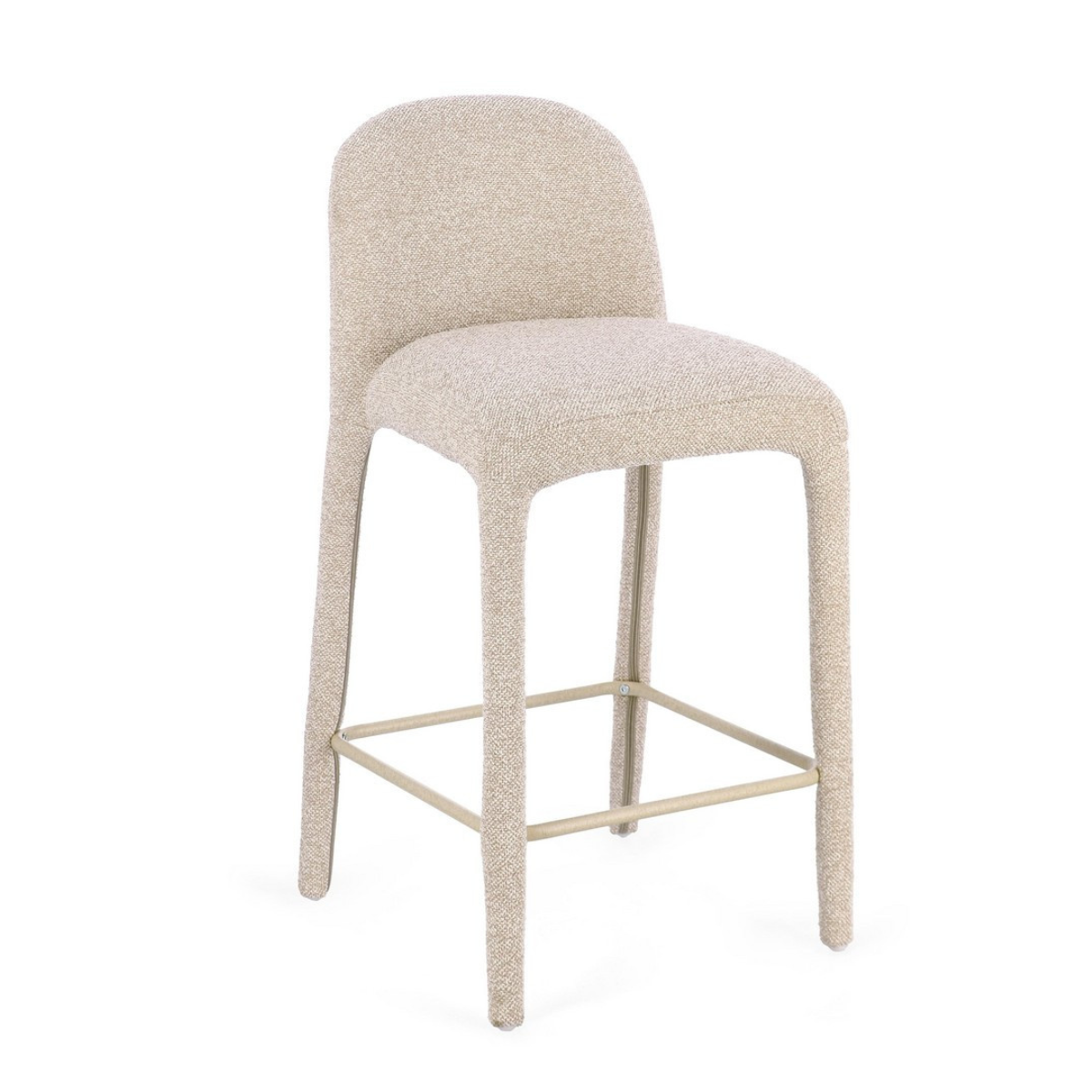 BT ANKARA Beige design Upholstered indoor bar stool