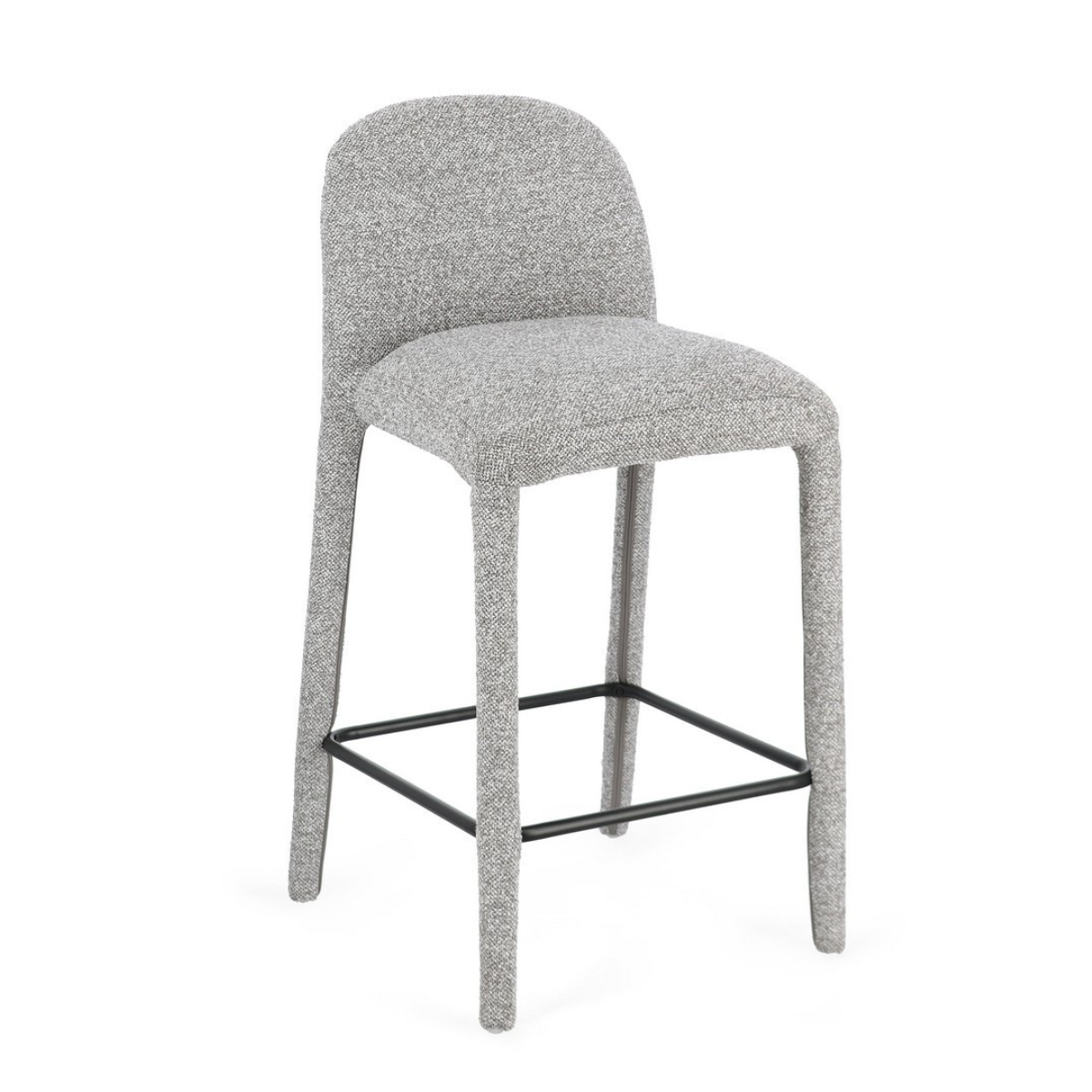 BT ANKARA Grey design Upholstered indoor bar stool