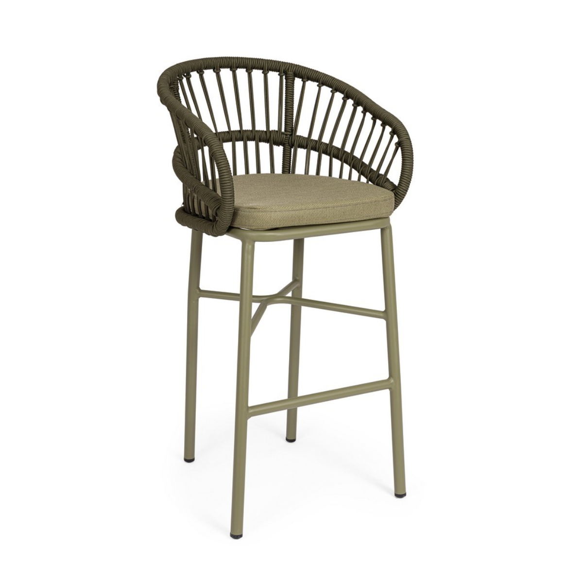 BT LASVEGAS  design Polyrattan outdoor bar stool