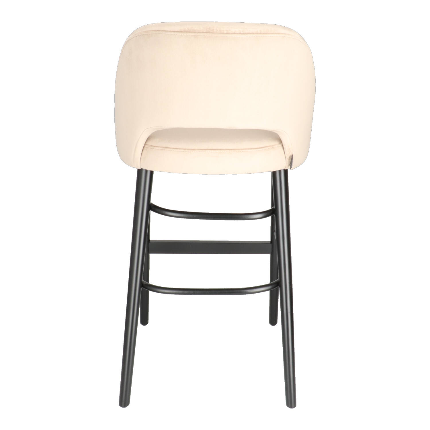 CT FANNY Beige design Upholstered indoor bar stool