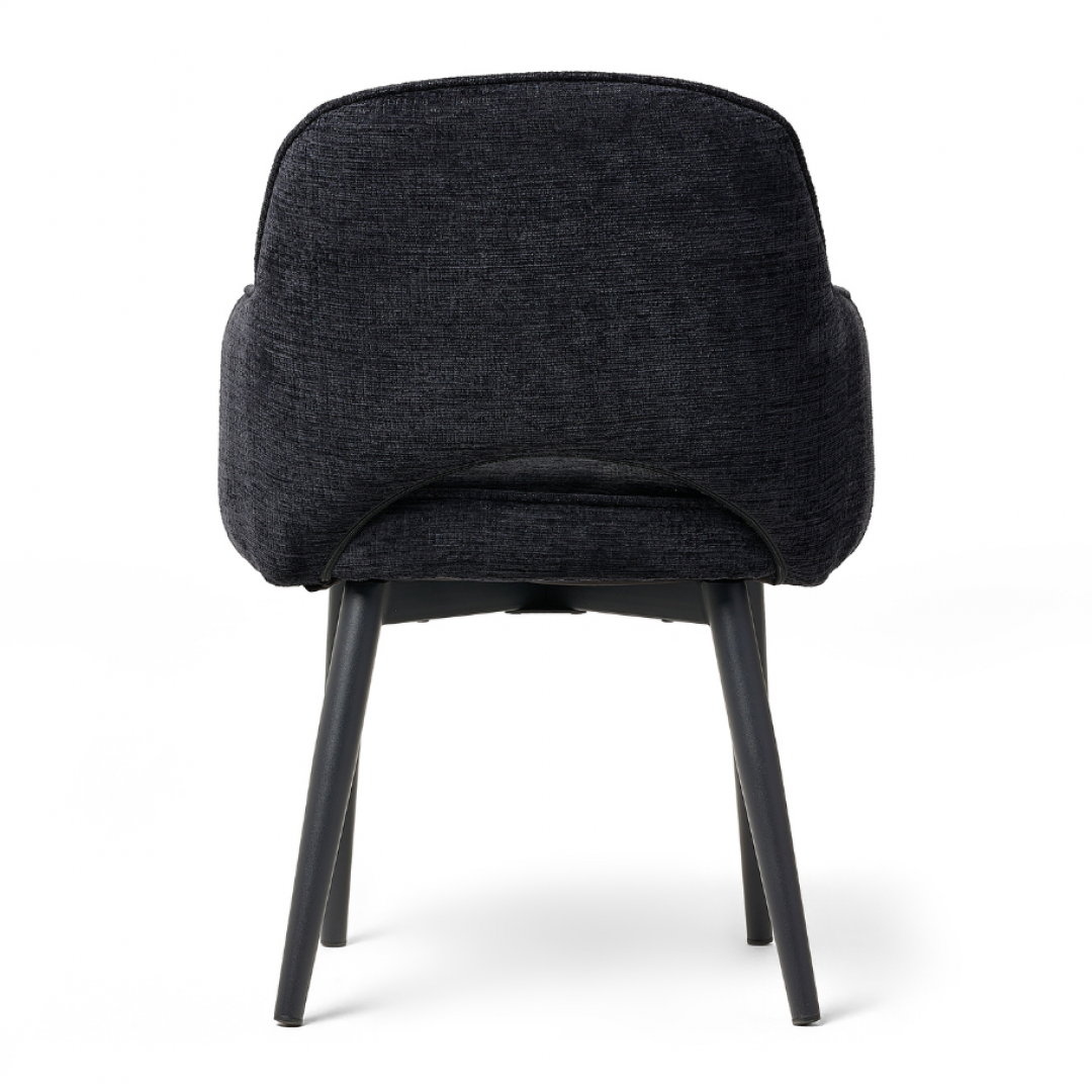 DL MICKEY BENTO Black design Upholstered indoor chair