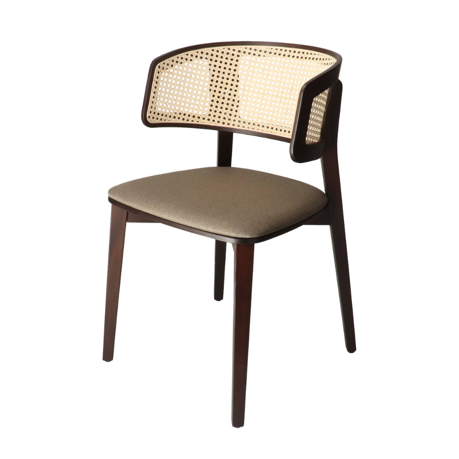 XTON SARAH Brown Scandinavian Wooden indoor chair