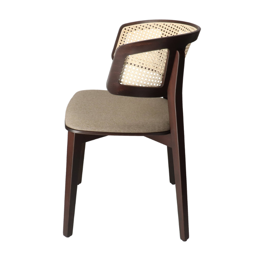 XTON SARAH Brown Scandinavian Wooden indoor chair