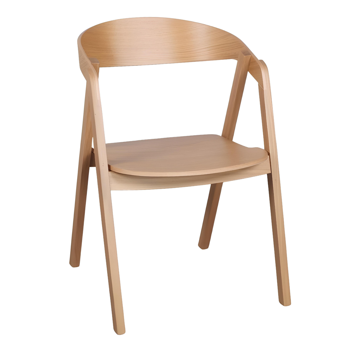 XTON MOL  Brown Scandinavian Wooden indoor chair