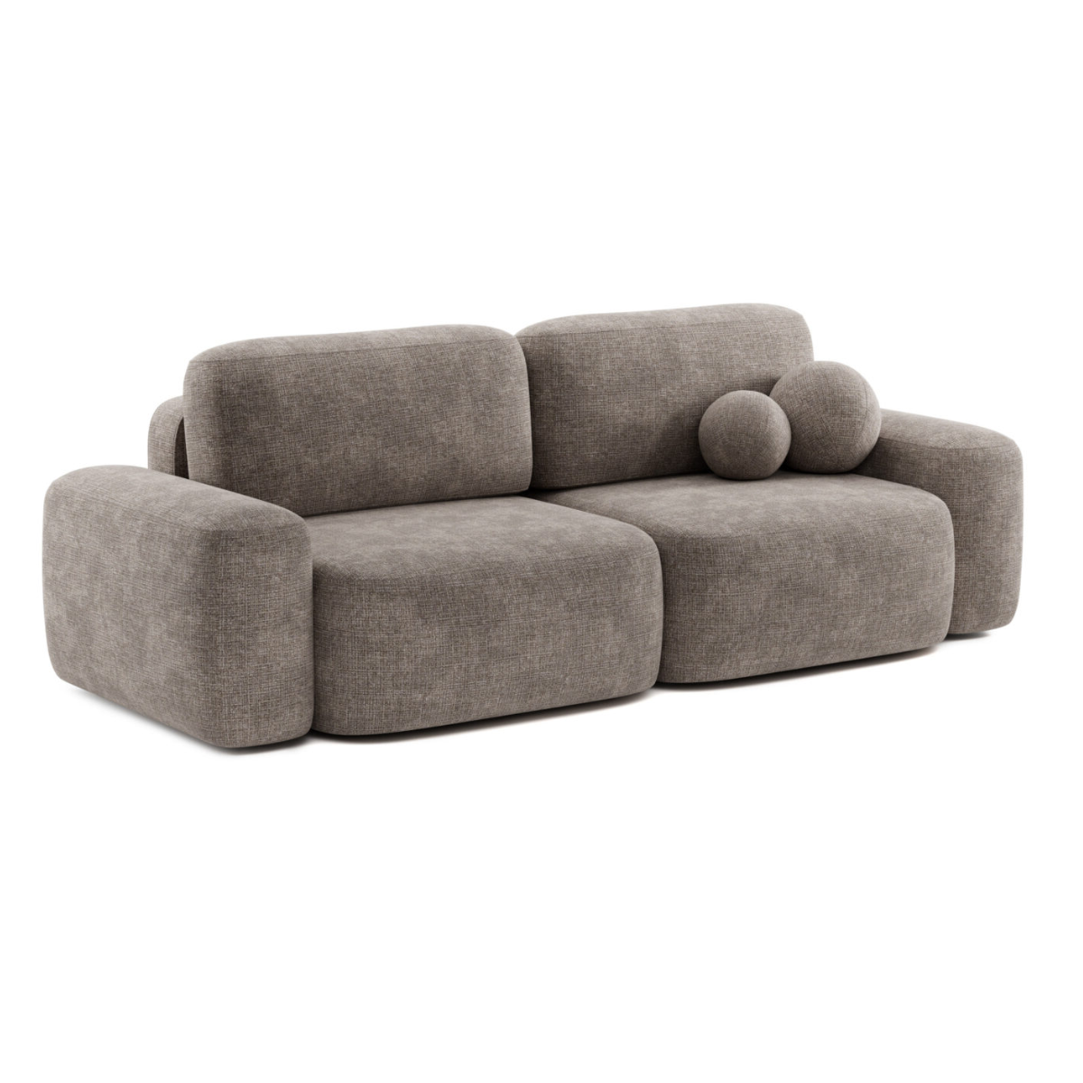 PZ BETSY Brown minimalist Sofa bed