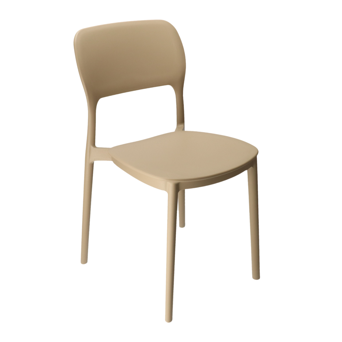 SI TONY Taupe design Plastic outdoor chair