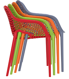 ST NET Taupe modern Plastic outdoor chair