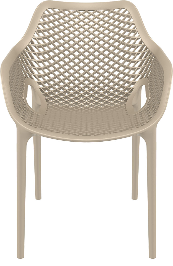 ST NET Taupe modern Plastic outdoor chair