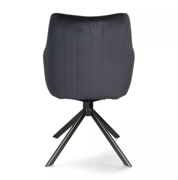SI ZALIA Black elegant Upholstered indoor chair